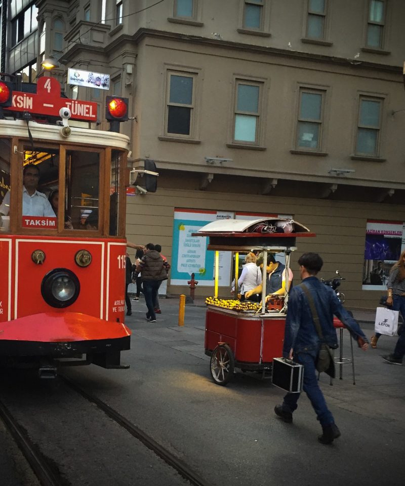 Tramway de Taksim à Istanbul